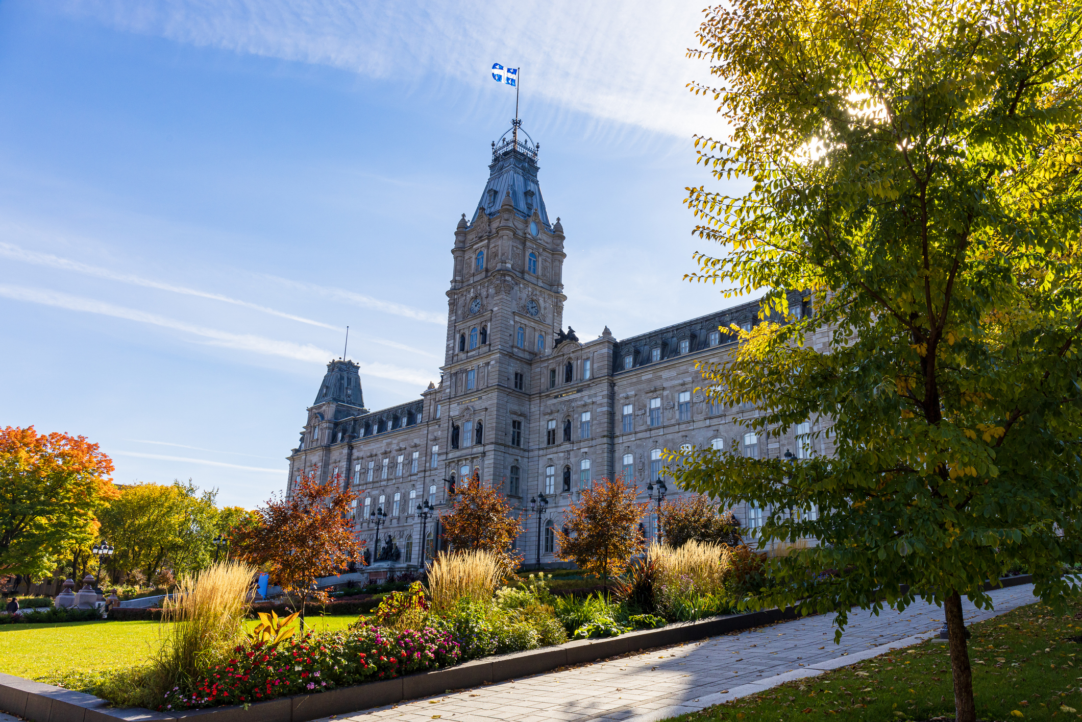 The Parliament of the capital of the province of Quebec in Canada.