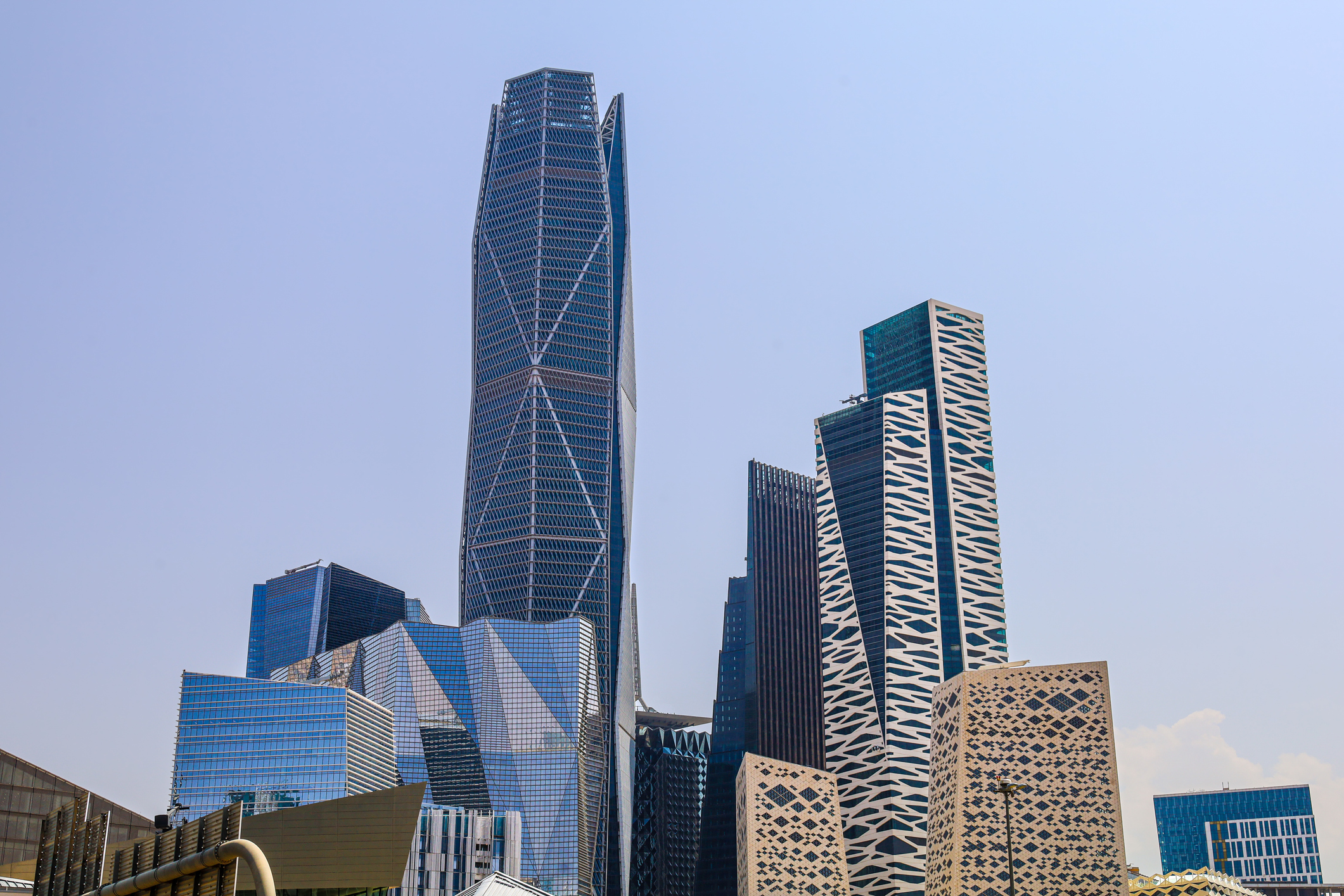 Riyadh, Saudi Arabia - King Abdullah Financial District  , KAFD business towers